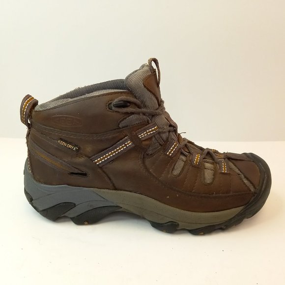 Keen Brown Leather Waterproof Winter Hiking Boots (7.5 US) - Picture 1 of 11